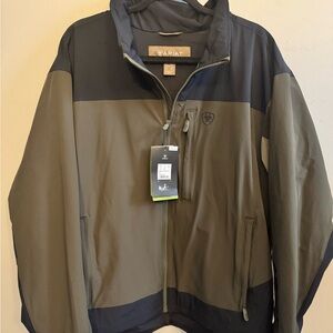 NWT! Ariat Pioneer Stretchshell Relic - Mens Jacket - Size XXL Green/Black